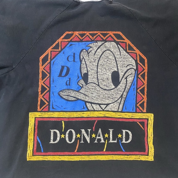 Vintage 90s Donald Duck Walt Disney Shirt Disneyland One Size - Picture 4 of 5